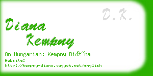 diana kempny business card